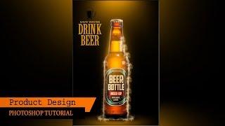 Drink Beer Poster Design Tutorial || Photoshop Tutorial || by Massive Editz