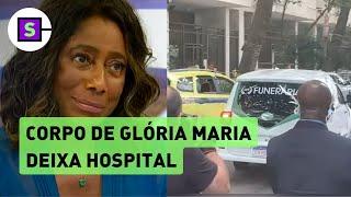 Morre Glória Maria: corpo da jornalista deixa o hospital, no Rio, sob aplausos; veja vídeo