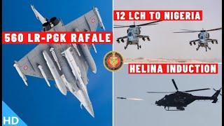 Indian Defence Updates : 560 LRPGK For Rafale,12 LCH To Nigeria,Helina Induction,150 CALM Drones