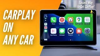 How to Get CarPlay for Any Car (Self-Install) - Coral Vision Wireless Apple CarPlay Head Unit Review