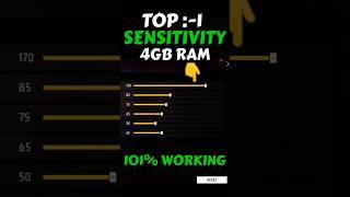 Free Fire 4gb Ram 200 Sensitivity Best Settings  200 Sensitivity Setting In Free Fire