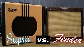 Supro Delta King 12 vs. Fender Blues Junior IV | Tube Amp Shootout!