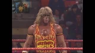 UNRELEASED Tag Match, Ultimate Warrior & Bret Hitman Hart Vs Papa Shango & Kamala 13th Oct 1992