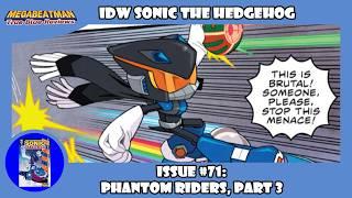 IDW Sonic The Hedgehog #71 | A Comic Review by Megabeatman