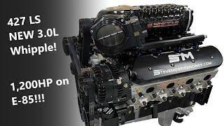 NEW 3.0L Whipple LS Engine Dyno!  1,200HP on E85!!!