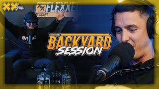 Liam (In't Town) Spits Some Bars - Backyard Session Try-outs (Flexxed Podcast)