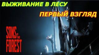 Sons of The Forest-Сыны леса  полное прохождение первый взгляд