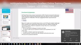 The Best Training Institute for SAP Us Payroll Online Training