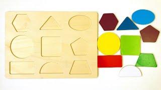 Learning Shapes and Geometric Shapes | Geometry for children | Educational toys