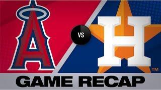 Bats back Valdez to complete sweep of Halos | Angels-Astros Game Highlights 8/25/19