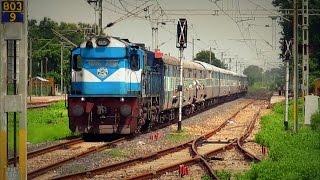 EMD horns equippped Itarsi WDM-3D on a rampage through Barbatpur!!