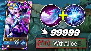 FINALLY ALICE BEST BUILD FOR EXP LANE THIS NEW SEASON 2024!! (You Must Try) - MLBB