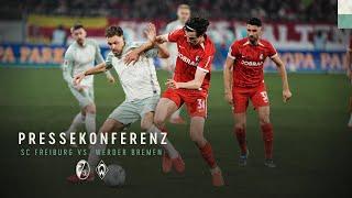 SC FREIBURG - WERDER BREMEN I Pressekonferenz