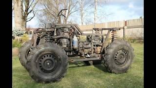 Homemade 4x4 Turbo Quad/ATV with VW 1.9TD engine