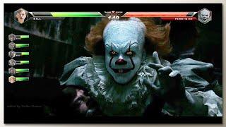 Pennywise vs The Losers Club (Child) Final Battle with Healthbars