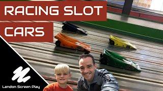 Slot car racing | Father and son