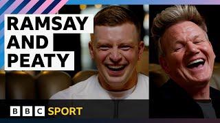 Gordon Ramsay's 'no pressure' interview with Adam Peaty | Paris 2024 Olympics | BBC Sport