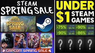 EARLY STEAM Spring Sale 2025 LIVE RIGHT NOW + STEAM Game DEALS Under $1!