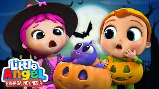 Serunya Pakai Kostum di Malam Halloween!Lagu Anak | Little Angel Bahasa Indonesia