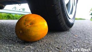 Car Experiment Crushing Soft & Crunchy Things By Car Tire Crushing Test | Let's Break