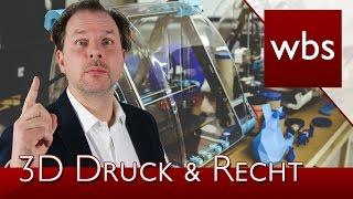 Dürfen 3D-Drucke verkauft werden? | Rechtsanwalt Christian Solmecke