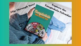 Flip-Through My Tangledala Calendar – Get Inspired for 2025! | #DailyTangler #MyiniaArt