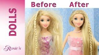 Rapunzel Grow and Style Makeover -  Hair Repair and New Dress