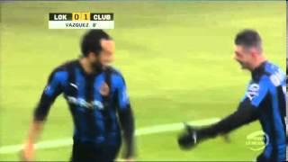 Victor Vazquez | fantastic goal | Lokeren - Club Brugge