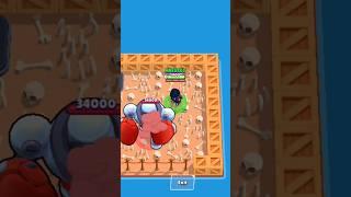 Mortis vs Edgar Brawl Battle Poison Run, Over Water and Boss Robot #brawlstars #shorts