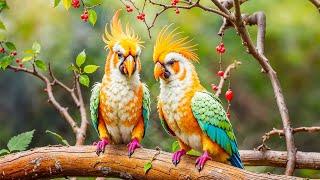 Самые красивые попугаи Австралии | Красочные птицы | Расслабляющие звуки природы | Австралийская дик