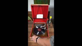 Thorens Koffergrammophon / Grammophon 1930er Jahre Funktionstest