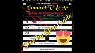 HasteVPN Pro | Connect VPN Tutorial Step by Step Guide