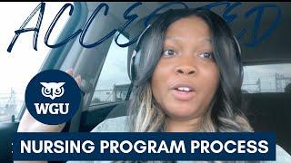 #WGU Nursing Program ACCEPTANCE | Want to know the admissions process? | Officially a Night Owl 