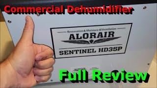 ALORAIR Sentinel HD35P Dehumidifier - Full Test and Review - Commercial Grade