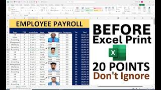 Master Printing Excel Files: 20 Expert Tips
