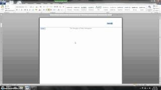 MLA Style Outline and Paper Formatting Tutorial