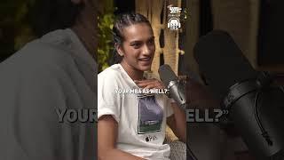 Why Did PV Sindhu Chose To Do An MBA? ft. PV Sindhu #shorts