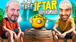 DENİZİN ORTASINDA İFTAR YAPTIK! ARTIK RADARIMIZ VAR! | 2 KİŞİ RAFT OYNUYORUZ BÖLÜM 8  @Umidii