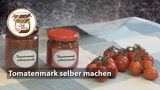  Tomatenmark selbst gemacht! Sehr lecker! Und eine gute Methode, viele Tomaten einzukochen! 