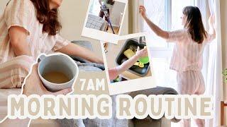 7AM Morning Routine ️ | Relaxed + Realistic