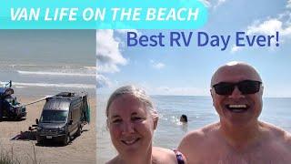 South Padre Island & Palmetto State Park.  Best RV Day Ever!