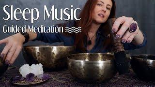 Soft Spoken Bowls Meditation for ANXIETY  ASMR, Qi Sounds, Sleep Music