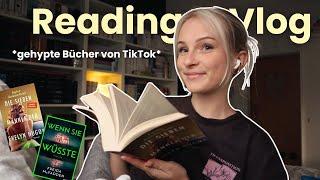 ich lese gehypte Bücher von TikTok  | reading vlog