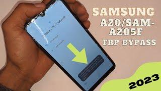 SAMSUNG A20/SAM-A205F ANDROID 11 FRP BYPASS