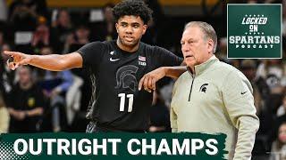 MSU basketball is OUTRIGHT Big Ten champions; Tre Holloman, Coen Carr spark Spartans