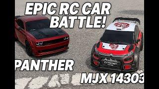 RC DRIFT KINGS! Panther & Werewolf vs. Hyper Go on Asphalt! (Shopping Center Showdown)