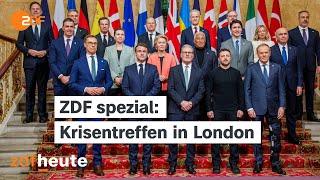 ZDF spezial: Europäisches Krisentreffen in London nach dem Eklat im Weißen Haus