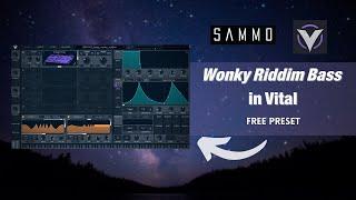 Wonky riddim bass in Vital (FREE PRESET)