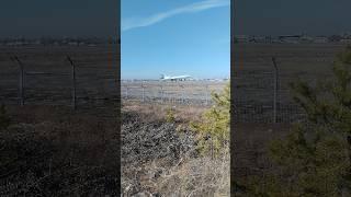 Взлет ТУ-154 из аэропорта Кольцово