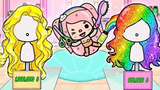 Poor Girl Becomes Famous Hair Designer | Toca Life Story | Toca Boca